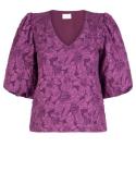 Aaiko Blouse Cary Jacuard Paars dames