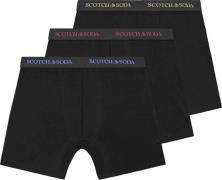 Scotch & Soda Boxershorts 3-Pack Zwart heren