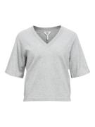 Object T-shirt Thess Grijs dames