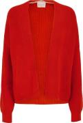 Zusss Vest rib Rood dames