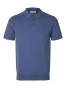 Selected Homme Polo Berg Blauw heren