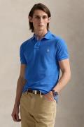 Polo Ralph Lauren costum slim short sleeve knit polo Blauw heren