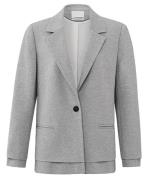 Yaya Blazer with seam Grijs dames