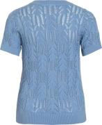 Vila T-shirt Cotti Blauw dames