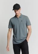 No Excess Polo Zip Blauw heren
