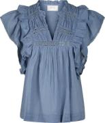 Neo Noir Top Jayla Hemelsblauw dames