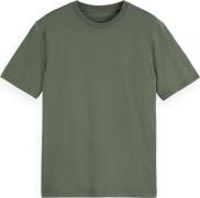 Scotch & Soda T-shirt Logo Groen heren