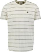 No Excess T-Shirt Stripe Wit heren