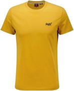 Superdry T-shirt Essential Logo Geel heren