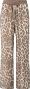 Yaya Broek Leopard Print Beige dames