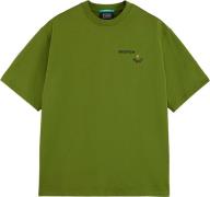Scotch & Soda T-shirt Artwork Groen heren