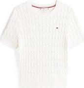 Tommy Hilfiger Top Cable Off White dames