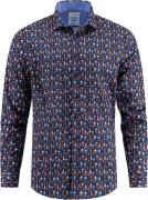 A Fish Named Fred Overhemd Bottle Row Navy heren