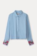 Pom Amsterdam Blouse Blauw dames