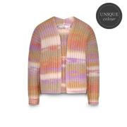 Summum Gebreid Vest Cushy Wol Blend Multi dames