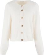 Anna Blue Vest Tweedy Wit dames