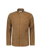 No Excess Shirt Corduroy Solid Kaki heren