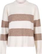 Esqualo Sweater Striped Wit dames