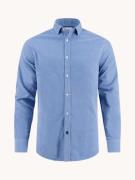 A Fish Named Fred Overhemd Corduroy Blauw heren