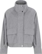 Covered Wollen Jas Weda Grijs dames