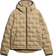 Superdry Pufferjas Quilted met Cappuchon Kaki heren