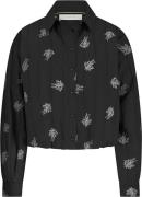 Nukus Lara Blouse Embroidery Zwart dames