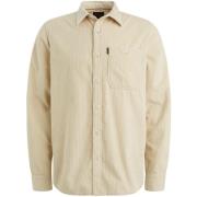 Pme Legend Overhemd met wafelstructuur corduroy Beige heren