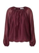 Selected Femme Blouse Iris Bordeaux Rood dames