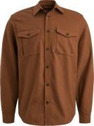 Vanguard Overhemd Brushed Melange Bruin heren