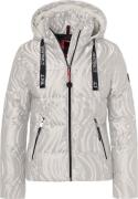 District Gewatteerde Jas Alpine Beige dames