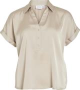 Vila Top Enna Ravenna Beige dames
