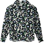 Pom Amsterdam Blouse Violet Wild Flowers Wit dames