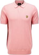 Lyle & Scott polo knitted Roze heren