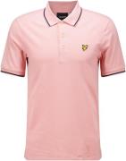 Lyle & Scott polo tipped Roze heren