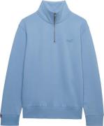Superdry Sweater Henley Essential Logo  Blauw heren