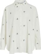 Vila Blouse Aila Embroidery Off White dames
