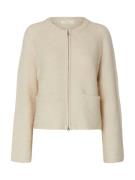 Selected Femme Vest Sia Ras Kort Off White dames