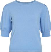 Vila T-shirt Ril Blauw dames