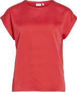 Vila Top Ellette Satijn Roze dames
