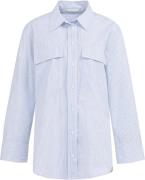 Yaya Blouse Boyfriend Gestreept Blauw dames