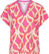 Esqualo Top Beads Disco Spark Roze dames