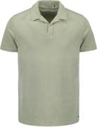 No Excess Polo Revers Solid Terry Knit Grijs heren