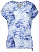 Enjoy Top Batik Blauw dames