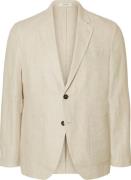 Selected Homme Blazer Charles Regular Linnen Beige heren