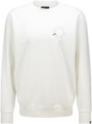 Butcher Of Blue Trui Army Circle Crew Wit heren