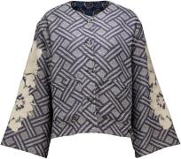 Summum Blazer Blue Jacquard Jeans donker dames