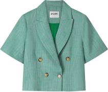 Pom Amsterdam Blazer Palm Groen dames
