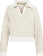 Yaya Trui met contrasterende kraag Grijs dames