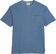 Scotch & Soda T-shirt Jacquard Towelling relaxed fit Indigo heren