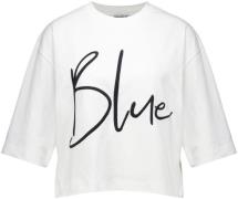 Anna Blue T shirt Big Wit dames